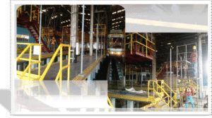 Safety Railing and Waste Water Collection System1